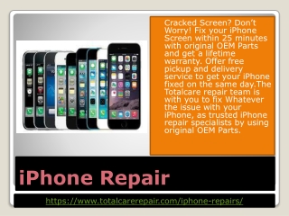 Excellent iPhone Repair Shop Abu Dhabi-Total Care Repair