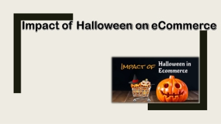 Impact of Halloween on eCommerce