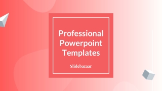 Professional Powerpoint Templates