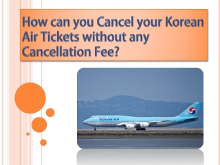 Korean Air Cancellation Policy | Hassle Free Cancellations with Easy Refunds