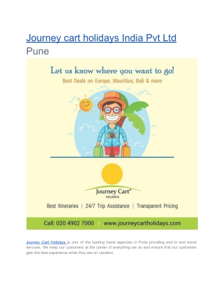 Travel Agents in Pune