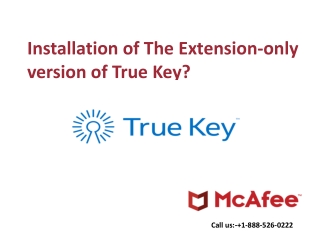 mcafee.com/activate - True key