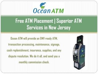 Free ATM Placement | Superior ATM Services in New Jersey