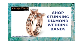 Gorgeous Diamond Wedding Bands - Vintage Times