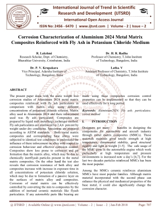 Corrosion Characterization of Aluminium 2024 Metal Matrix Composites Reinforced with Fly Ash in Potassium Chloride Mediu