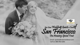 Give Your Wedding Guests a Tour of San Francisco, One Amazing Special Treat - Party Bus San Francisco