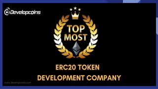 Top Most ERC20 Token Development Company