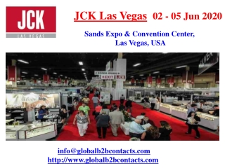 JCK Las Vegas 02 - 05 Jun 2020