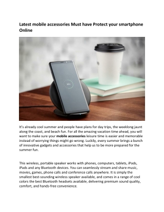 Latest mobile accessories Must have Protect your smartphone Online Read more at http://mobile-accessories.emyspot.com/pa