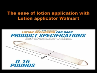 Best affordable lotion applicator Walmart