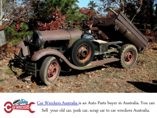 Why did you sell your old car parts?