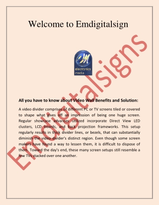 Digital Signage Products Iraq , Digital Signage Display Saudi Arabia - emdigitalsign.com