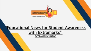 Educational News for Student Awareness with Extramarks