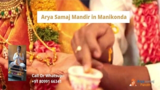 AryaSamaj Mandir in Manikonda