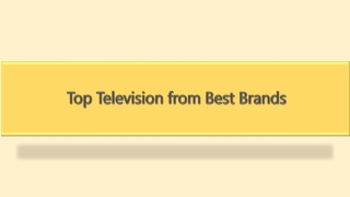 Top Television from Best Brands