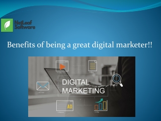 Benefits of being a great digital marketer!!