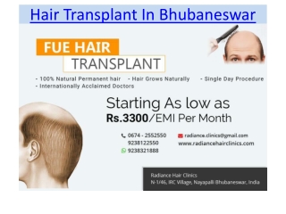 Hair Transplant In Bhubaneswar