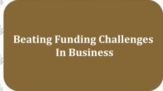 Mantis Funding - Beating Funding Challenges In Business