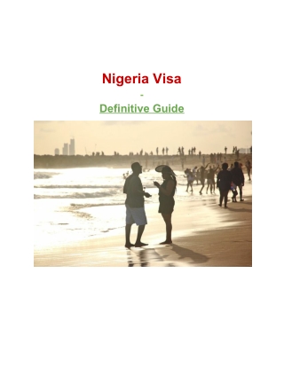 Nigeria Visa - Nigeria Visa for Indian(Definitive Guide)