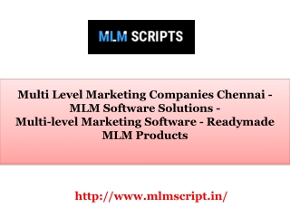 MLM Software Solutions