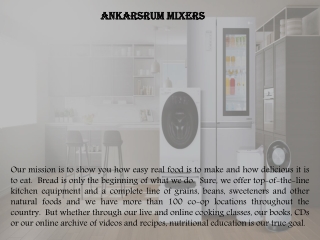 Ankarsrum Stand Mixer | Bread Beckers