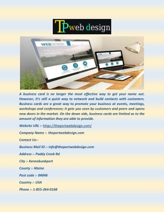 Websites - Modern-Day Business Cards