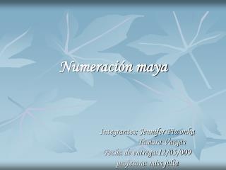Numeración maya