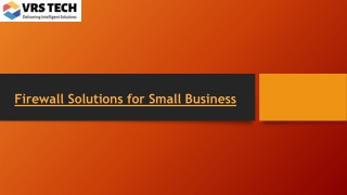 Firewall solutions for small business - Firewall Solutions Dubai