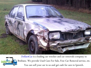 Where can I sell my old car to car removal services?