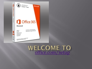 Enter office.com/setup Setup key