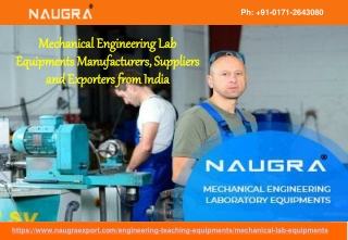 Mechanical Engineering Lab Equipments Manufacturers-Naugra Export