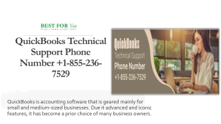 Get some more details about QuickBooks at QuickBooks Technical Support Phone Number 1-855-236-7529