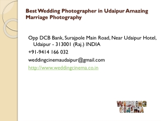 Best Wedding Photographer in Udaipur Amazing Marriage Photography
