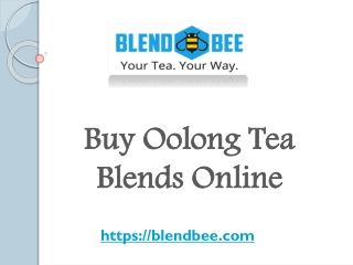 Buy Oolong Tea Blends Online