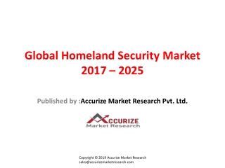 Global Homeland Security Market