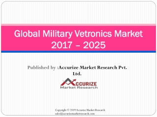 Global Military Vetronics Market