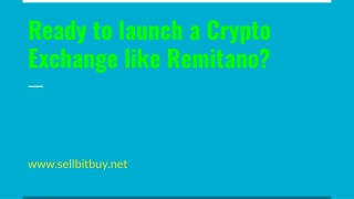 Start your own Crypto Exchange like Remitano