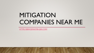 Mitigation Companies Near me