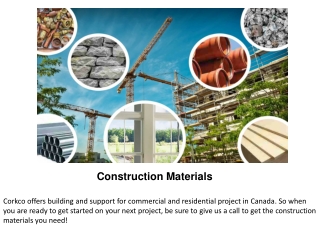 Construction Materials