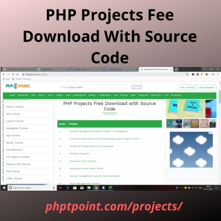 PHP Projects Free Download with Source Code