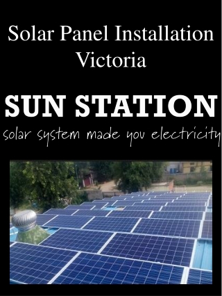 Solar Panel Installation Victoria