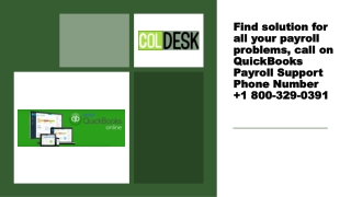 Find solution for all your payroll problems, call on QuickBooks Payroll Support
