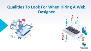 Qualities To Look For When Hiring A Web Designer