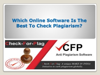What is the Best Plagiarism Checker Software in 2019?
