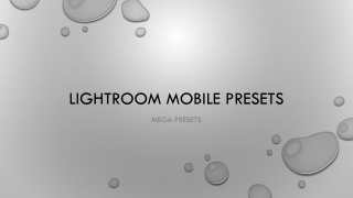 Shop Lightroom Mobile Presets | Affinity Presets | Shop Presets