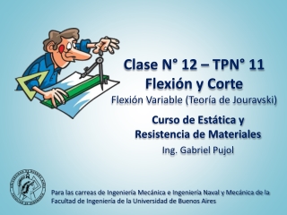 Clase N° 12 – TPN° 11 - Flexion y Corte