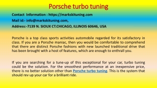 The PORSCHE TURBO TUNING That Wins Customers