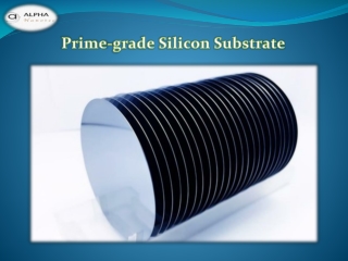 Prime-grade Silicon Substrate