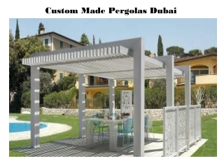 Custom Made Pergolas Dubai