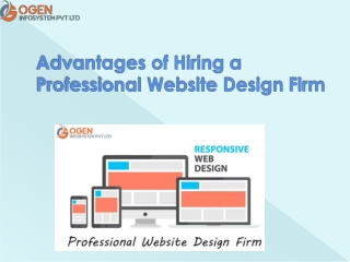 Advantages of Hiring a Professional Website Design Firm